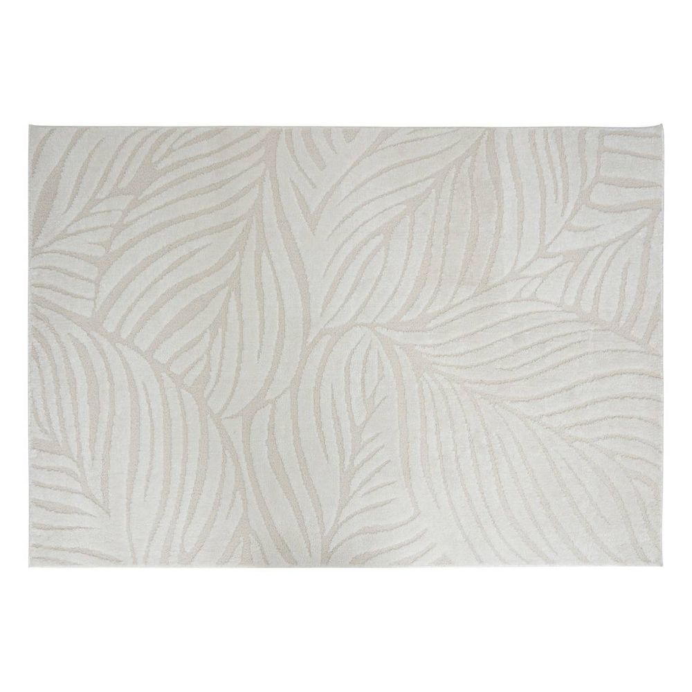 Tapis effet laine anoai blanc 150x100cm