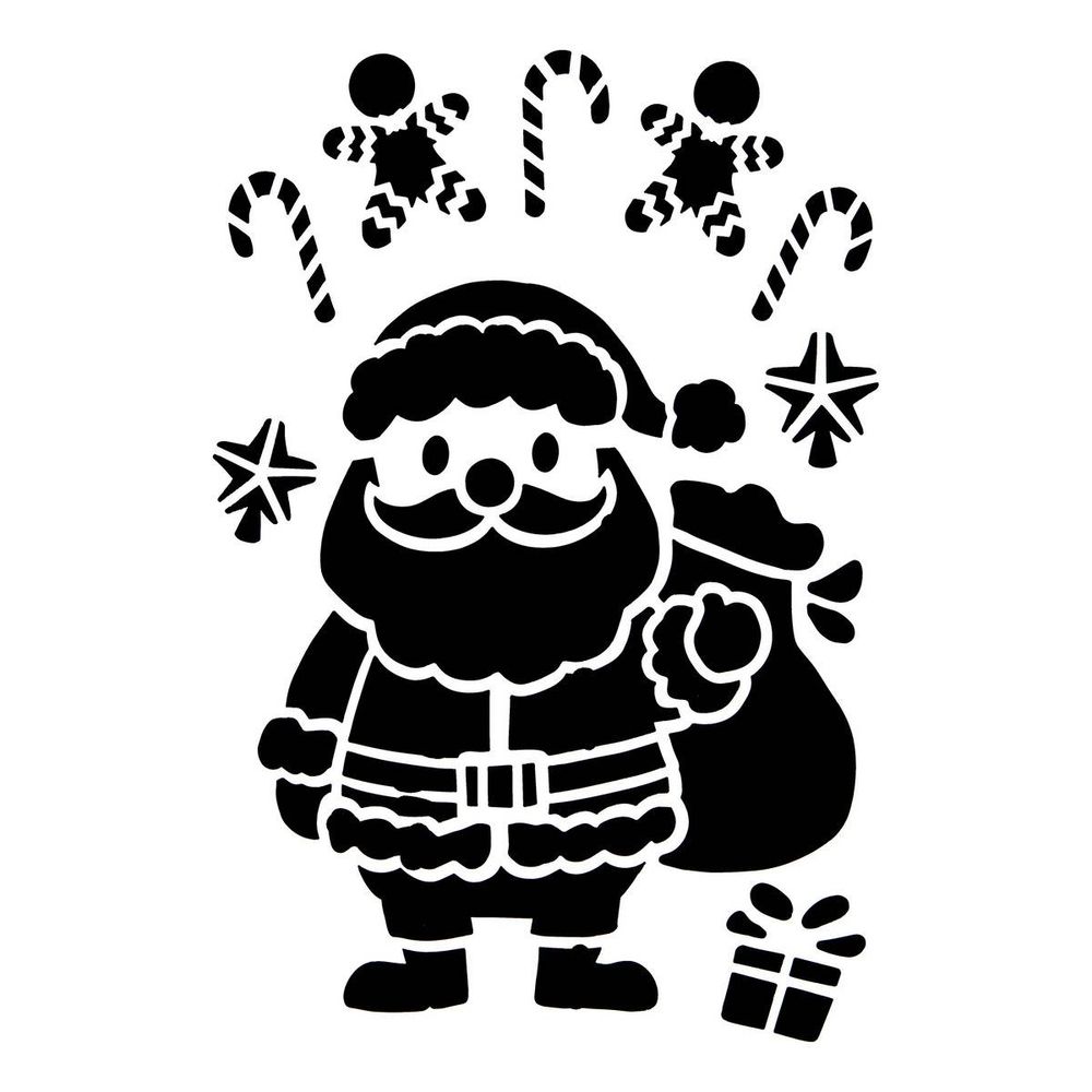 Pochoir noel pvc 23x34
