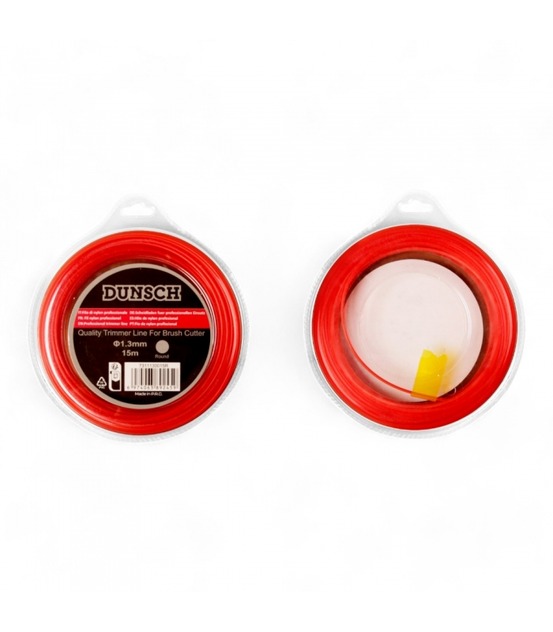Fil pour débroussailleuse et coupe-bordure rond 1,3mm 15m - dunsch 7311130015r