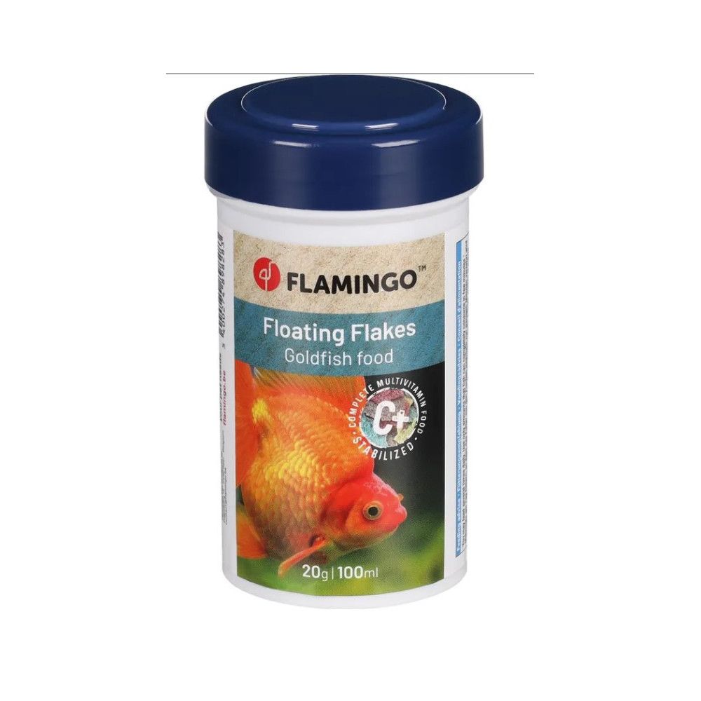 Aliment complet pour poissons rouges et carassins - flamingo - boîte de 100