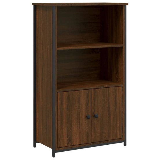 Buffet bahut commode armoire meuble de rangement organisateur cuisine salle de séjour salon haut 62 x 32 x 103,5 cm bois d'in