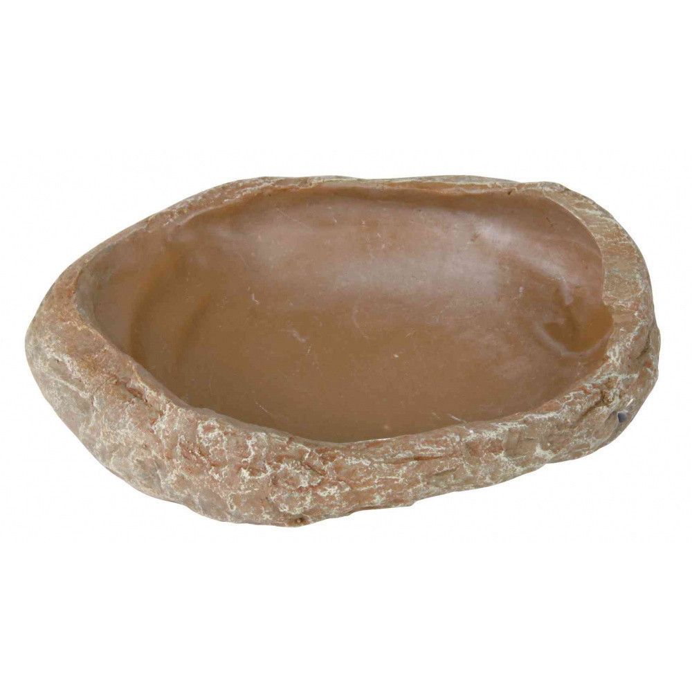 Ecuelle pour eau et nourriture pour reptile 15 × 12 cm h 3.5 cm