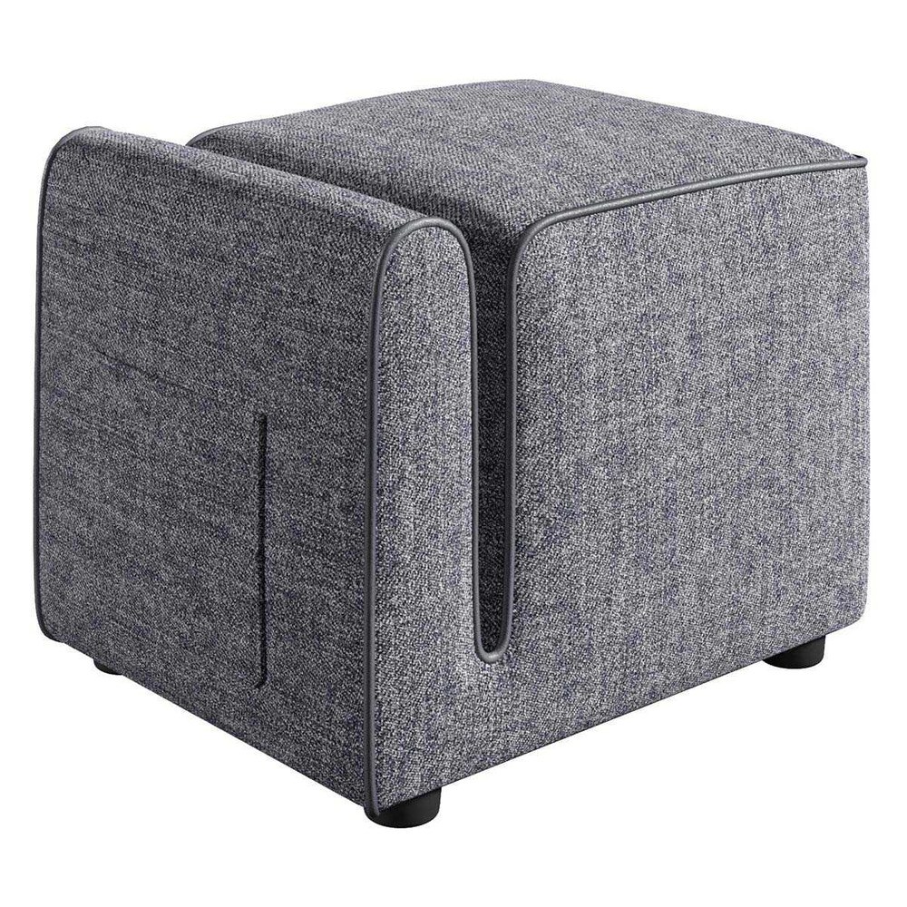 Pouf avec range-magazine paris