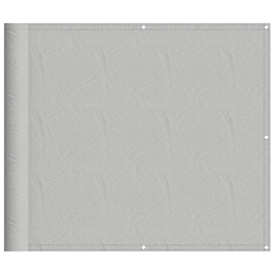 Écran de balcon gris clair 90x300 cm 100% polyester oxford