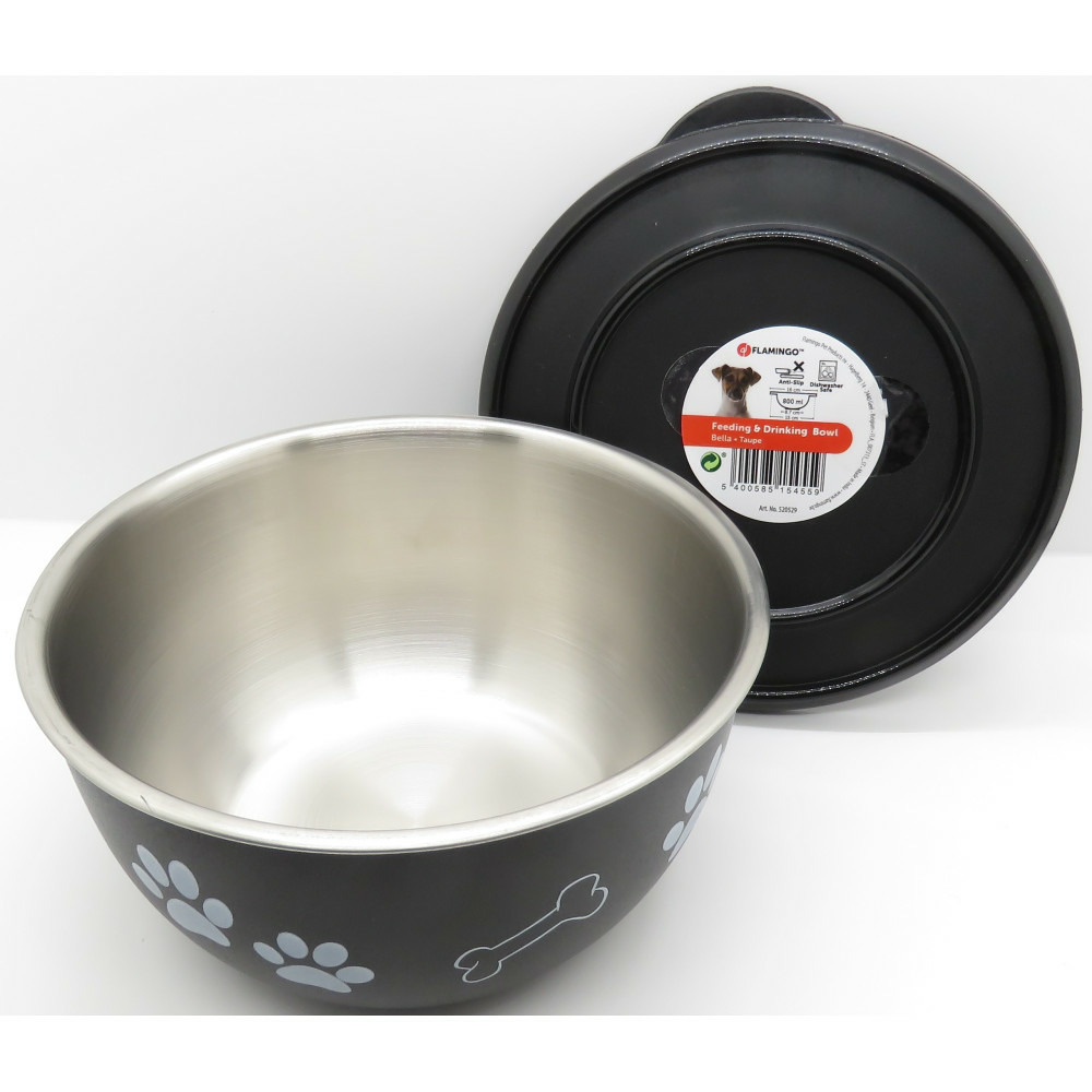 Ecuelle kena avec couvercle ø15 cm 800 ml pour chien