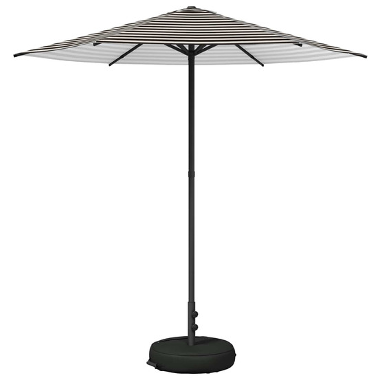 Parasol de jardin avec base 230 x 230 cm polyester
