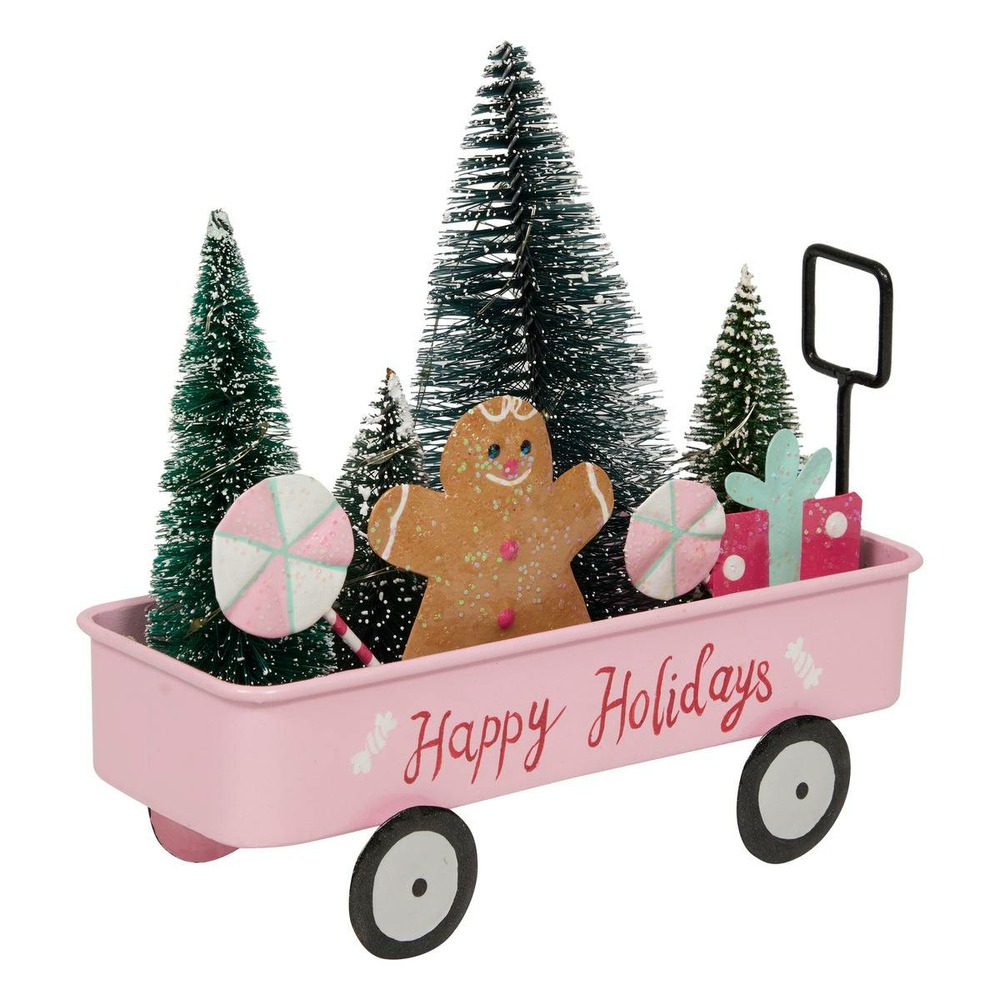 Chariot metal rose led 18cm