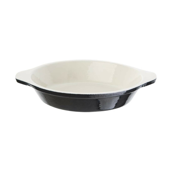 Plat à gratin rond noir vogue 750 ml