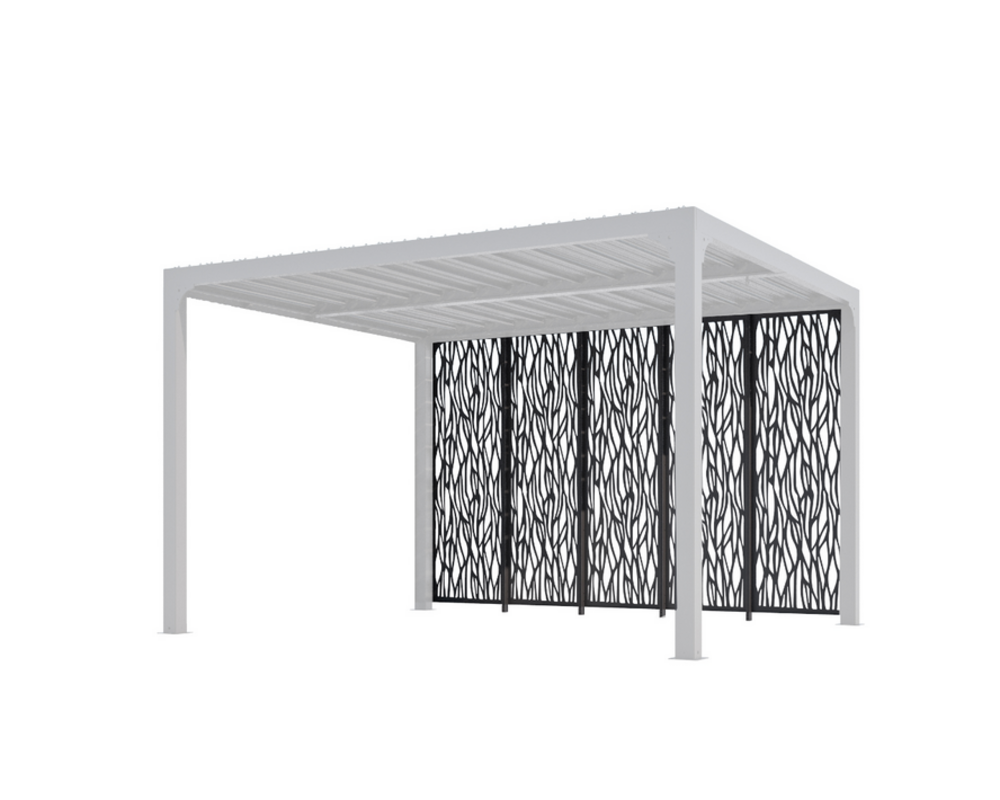 Panneaux moucharabieh en acier pour pergola bioclimatique per 3630 bi ou per 3660 bi - perbim36