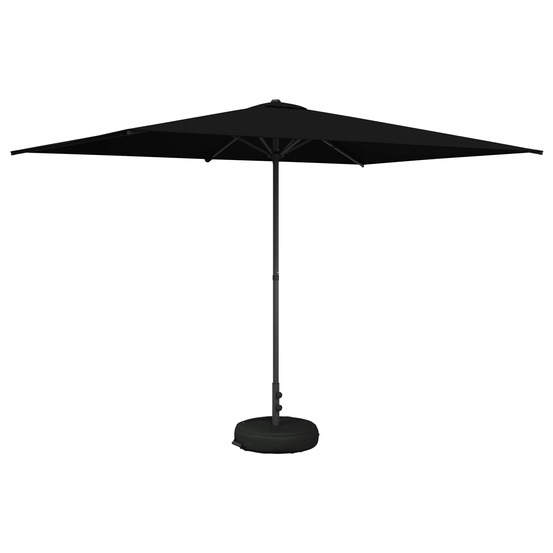 Parasol de jardin avec base 200 x 300 cm polyester