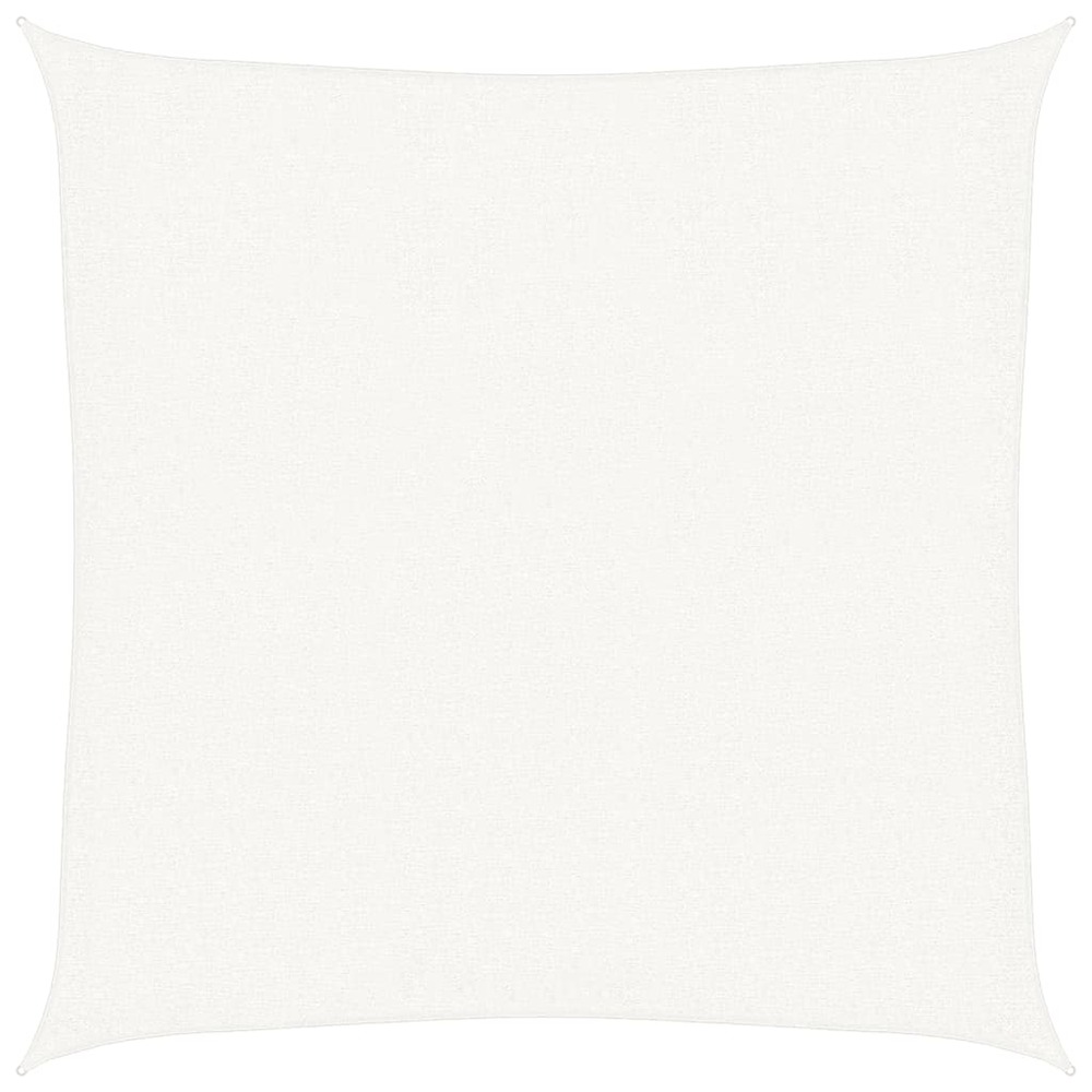 Voile d'ombrage 160 g/m² blanc 2,5x2,5 m pehd