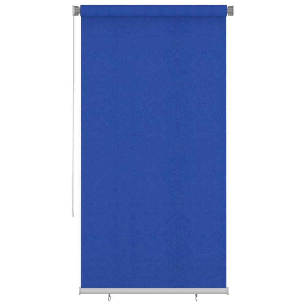 Store roulant d'extérieur 120x230 cm bleu pehd