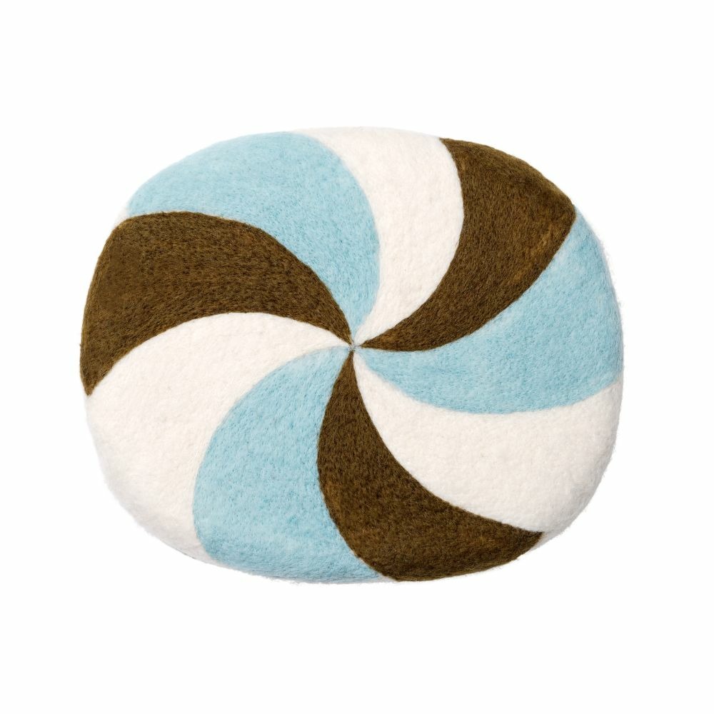 Lit pour chat en feutre de laine artisanal wave-roll