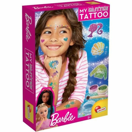 Tatouages barbie pailletés - matériel sûr et testé