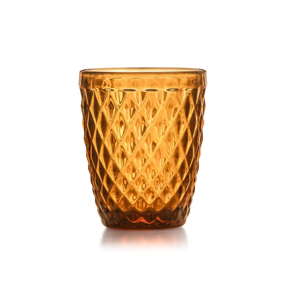 Diamond ambre - 6 gobelets 22 cl