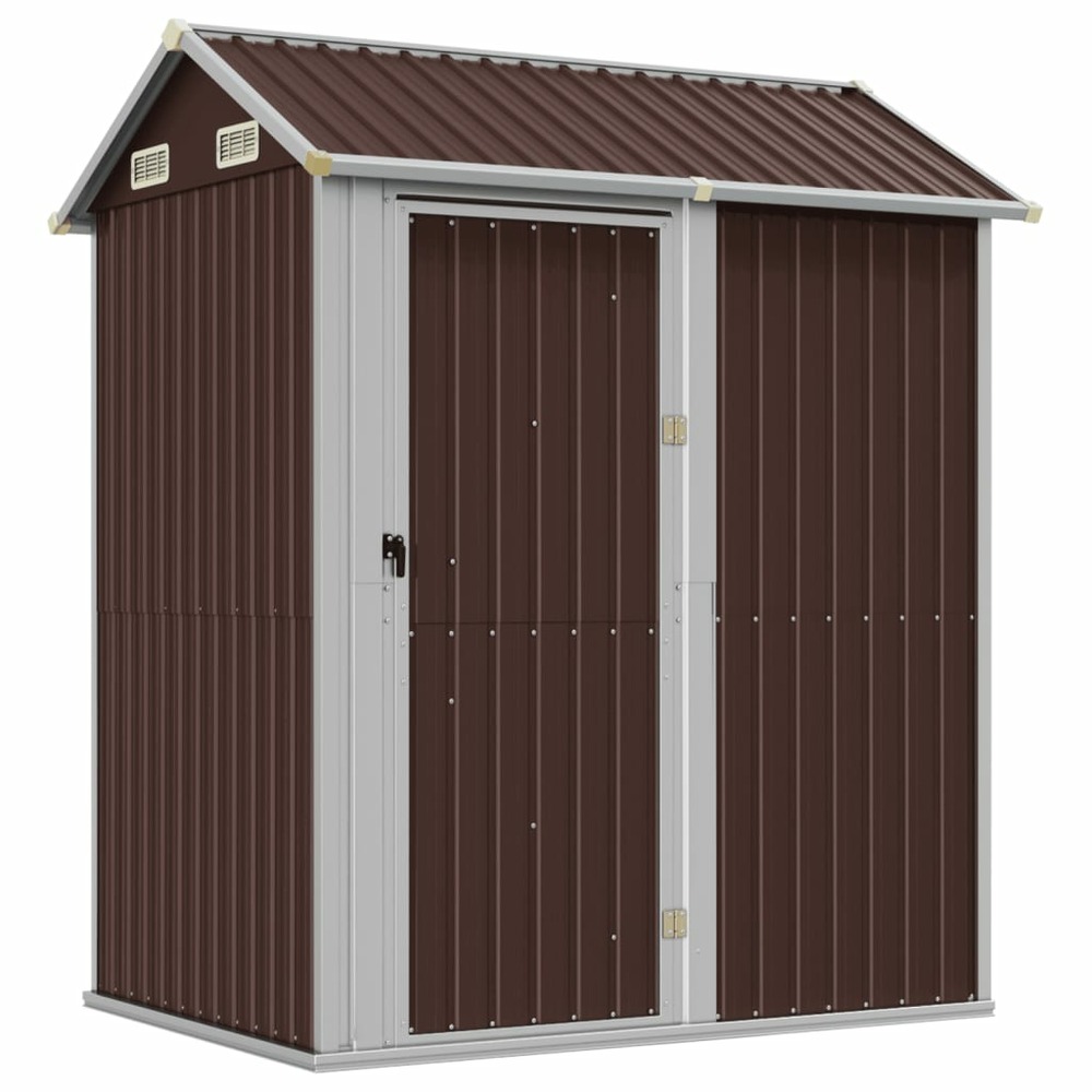Abri de jardin cabane cabanon maison de stockage remise extérieur hangar outils robuste 192 x 152,5 x 237 cm acier galvanisé