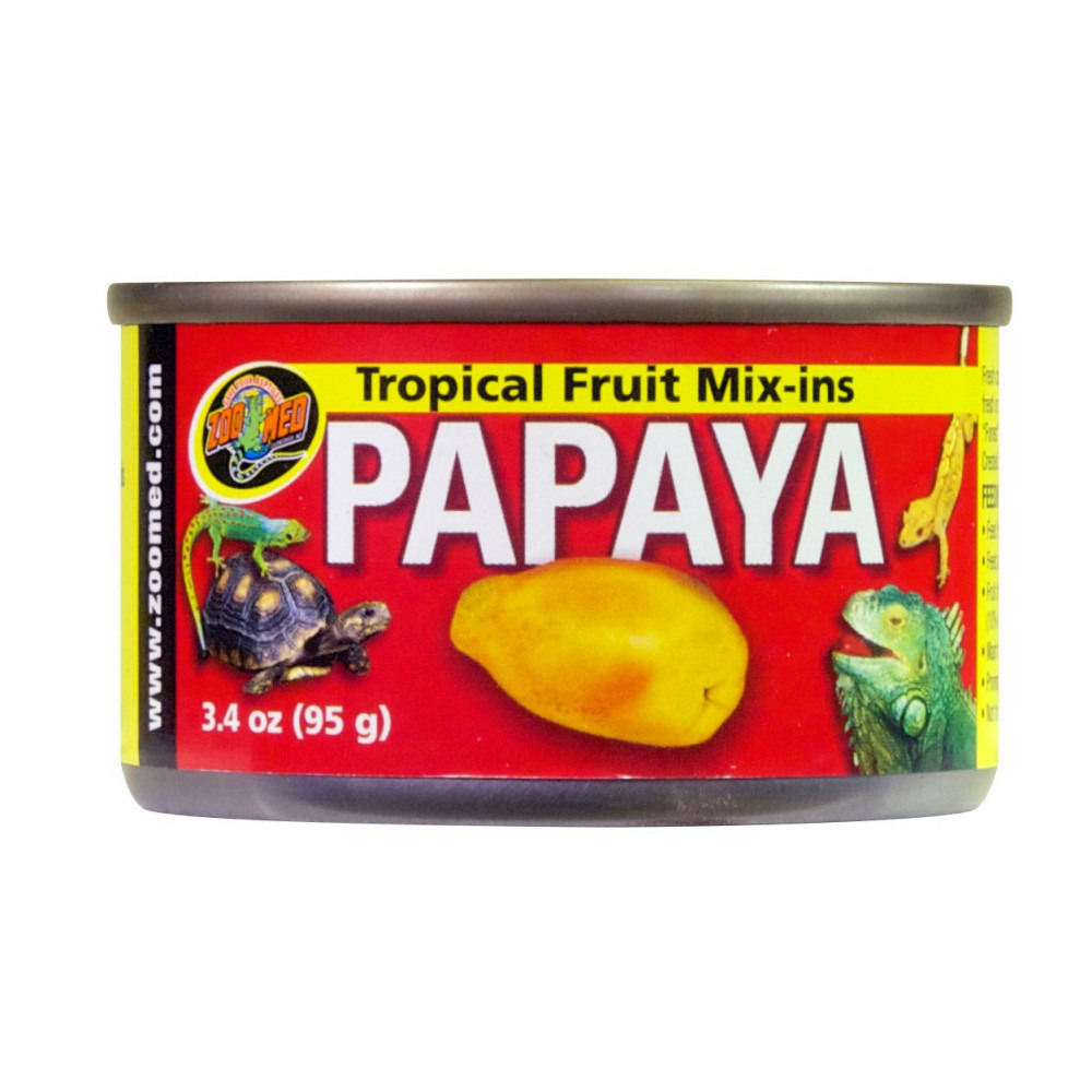 Mélanges de fruits tropicaux papaye 95 g zm151e pour reptiles, tortues