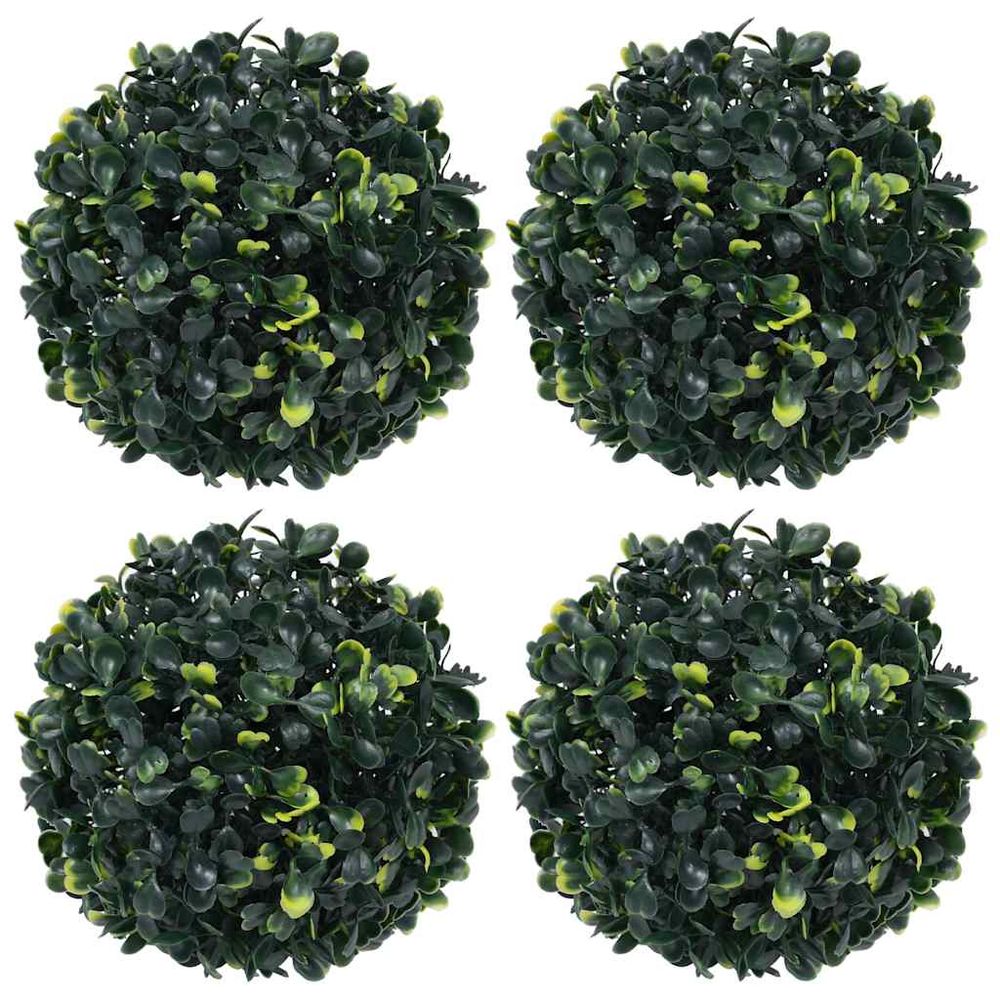 Boules de buis artificielles 4 pcs 12 cm