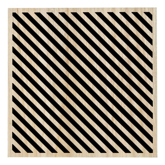 Panneau décoratif mural eileen 58x58cm rayures