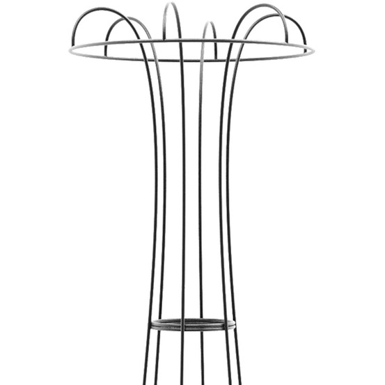 Treilli en acier 40 x 160 cm obelisk brut