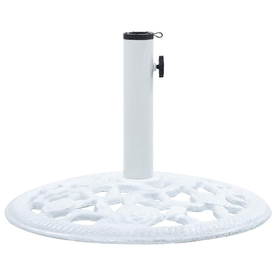 Socle de parasol Blanc 12 kg 48 cm