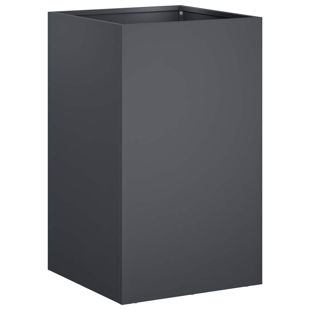 Cache-pot de jardin anthracite 30 x 30 x 40 cm