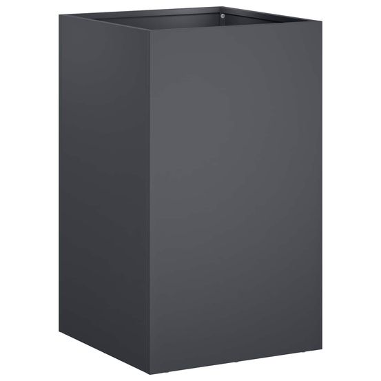 Cache-pot de jardin anthracite 30 x 30 x 40 cm
