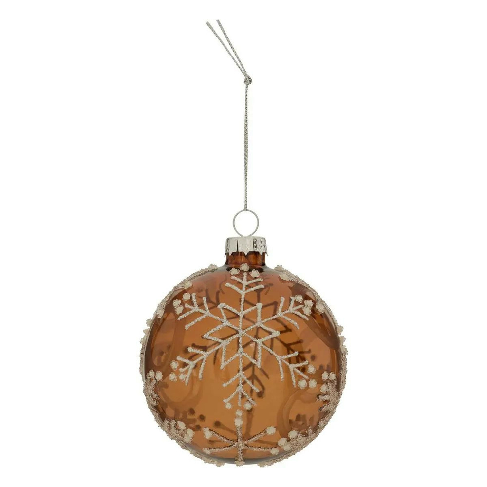 Boule de noël en verre 