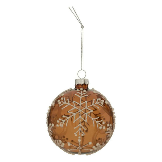 Boule de noël en verre