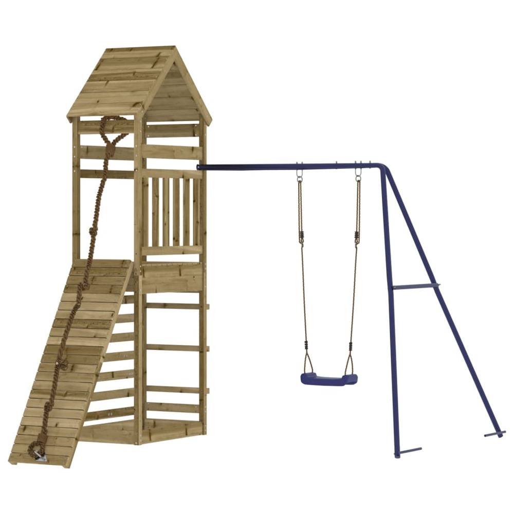 Aire de jeux d'extérieur bois de pin imprégné