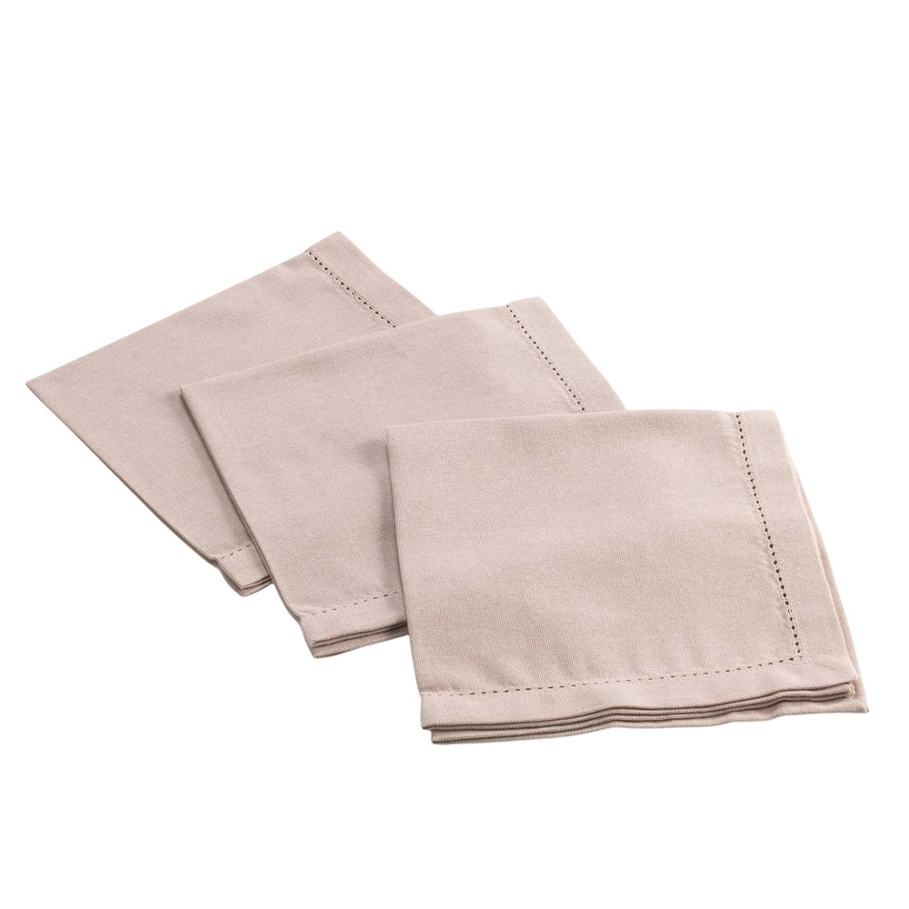 Lot de 3 serviettes de table charline
