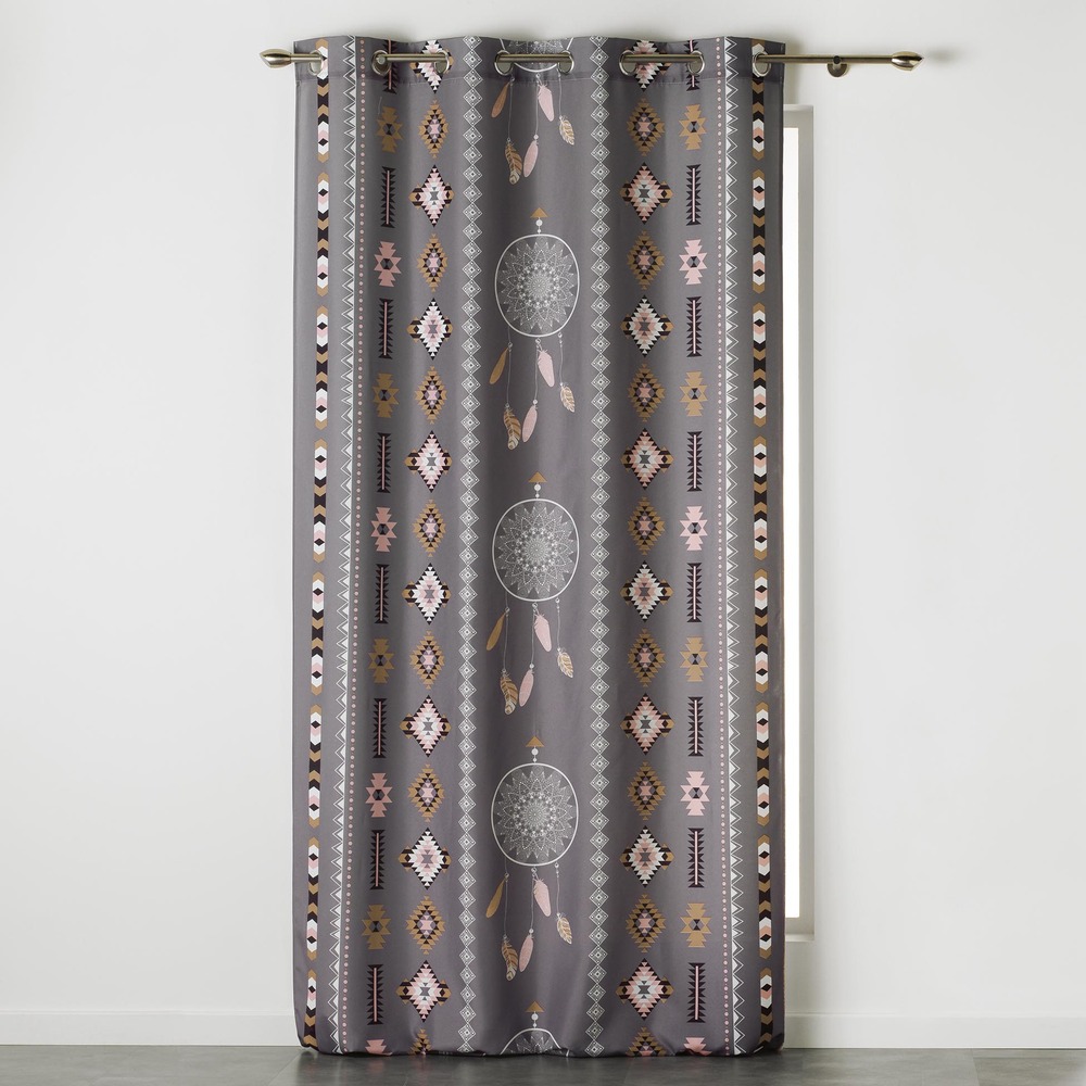 Rideau à oeillets attrape-reves indilanatu