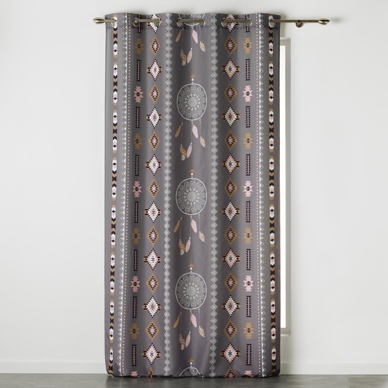 Rideau à oeillets attrape-reves indilanatu