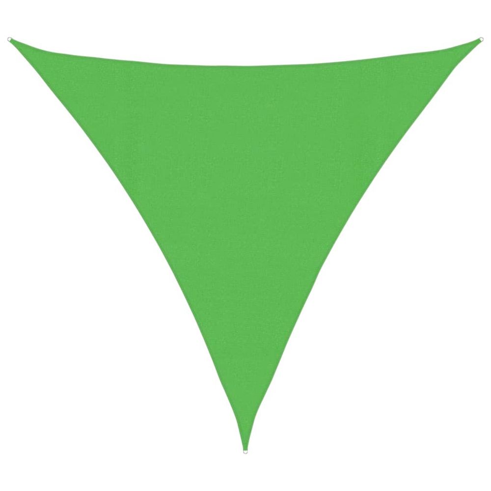 Voile d'ombrage 160 g/m² vert clair 4x4x4 m pehd
