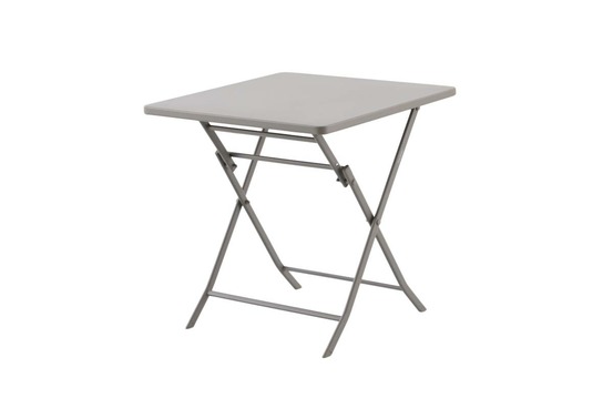 Table de jardin greensboro 2 places pliable café 70x70cm