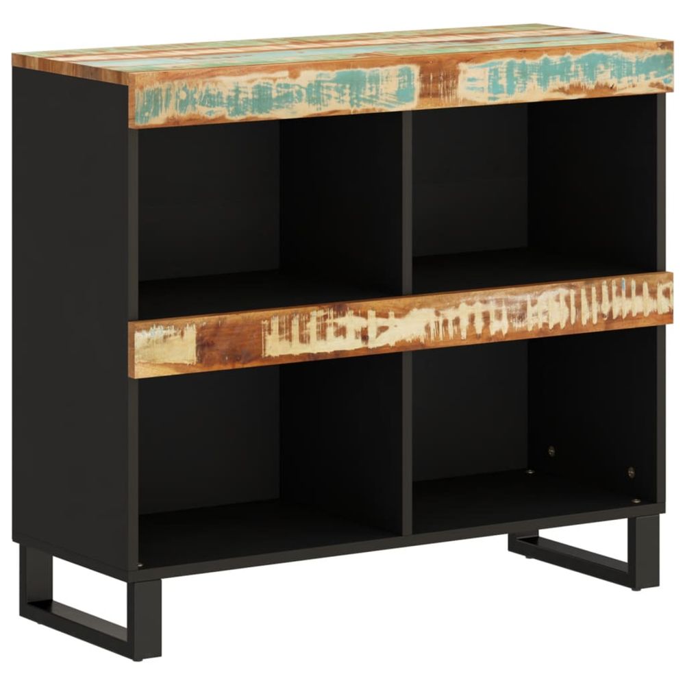 Armoire latérale 85x33x75 cm bois massif de récupération