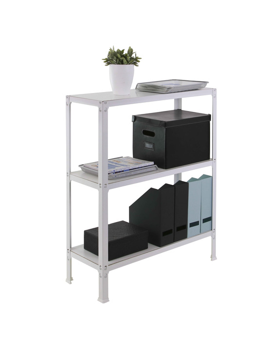 Etagère légère sans vis simonhome click wood mini 3/300 blanc/blanc blanc 900x800x300 - simonrack