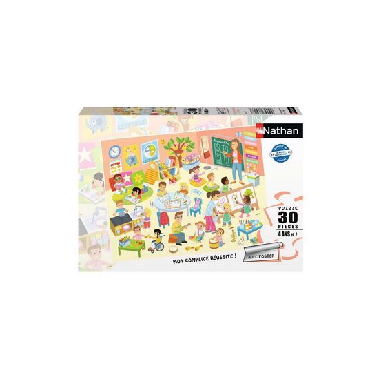 Puzzle une journee a l ecole 30pcs