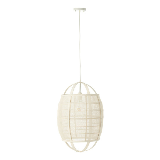 Lampe suspension en bambou