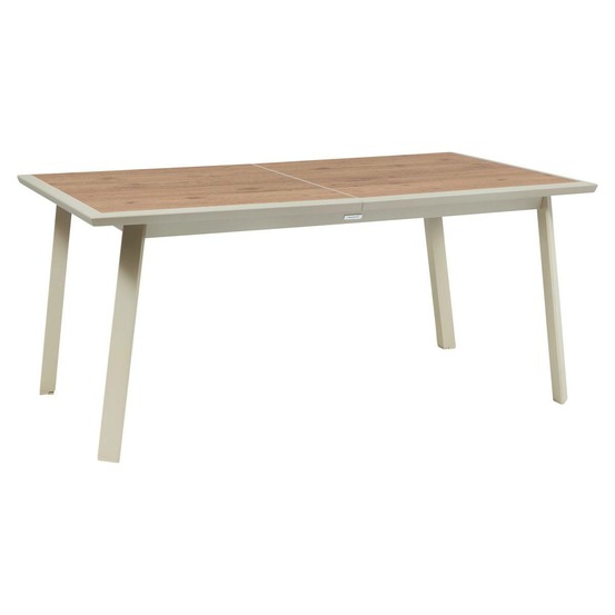 Table de jardin 10 places pavane extensible argile
