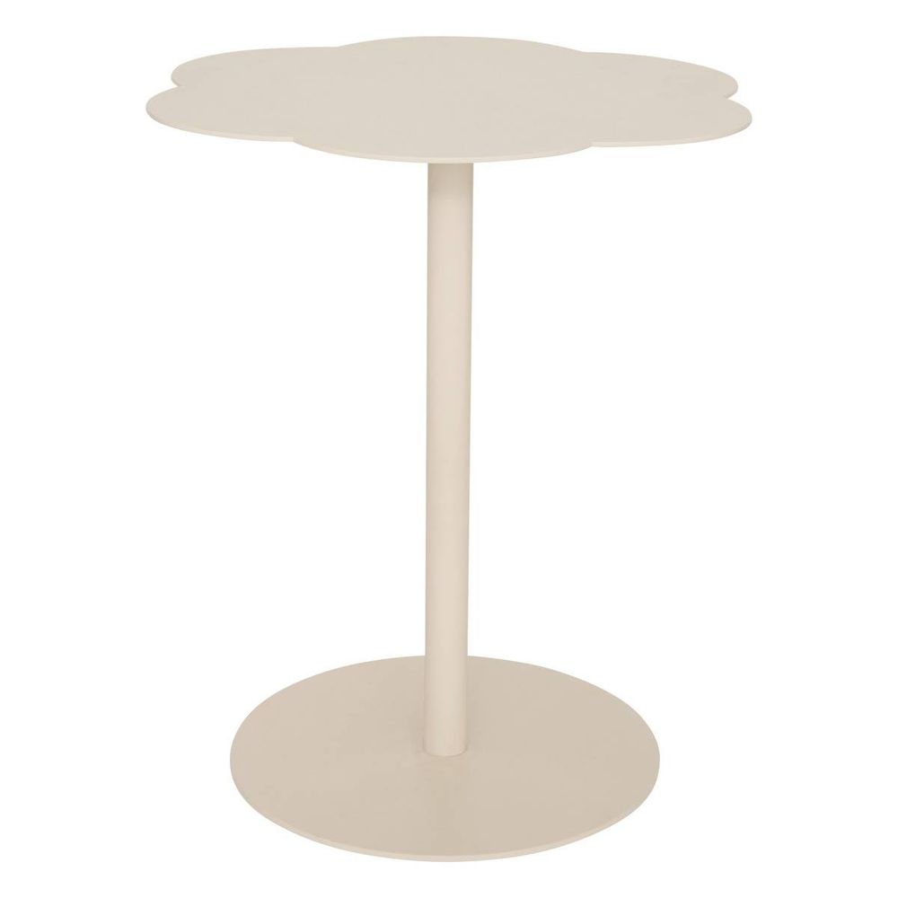 Table d'appoint fiora ivoire 43x43cm