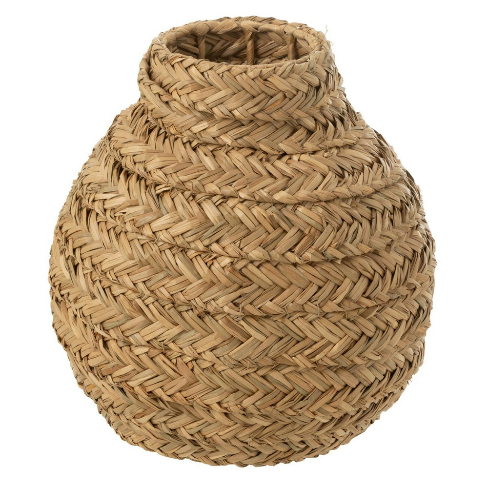 Vase déco en jonc 