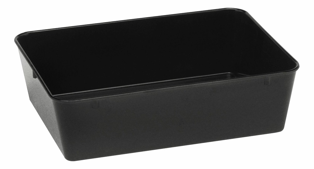 Plat de presentation melamine noir-l2g