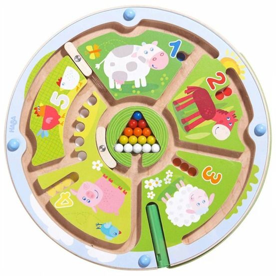 Jeu magnétique Labyrinthe de chiffres