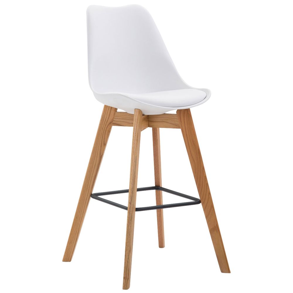 Tabouret de bar metz plastique natura