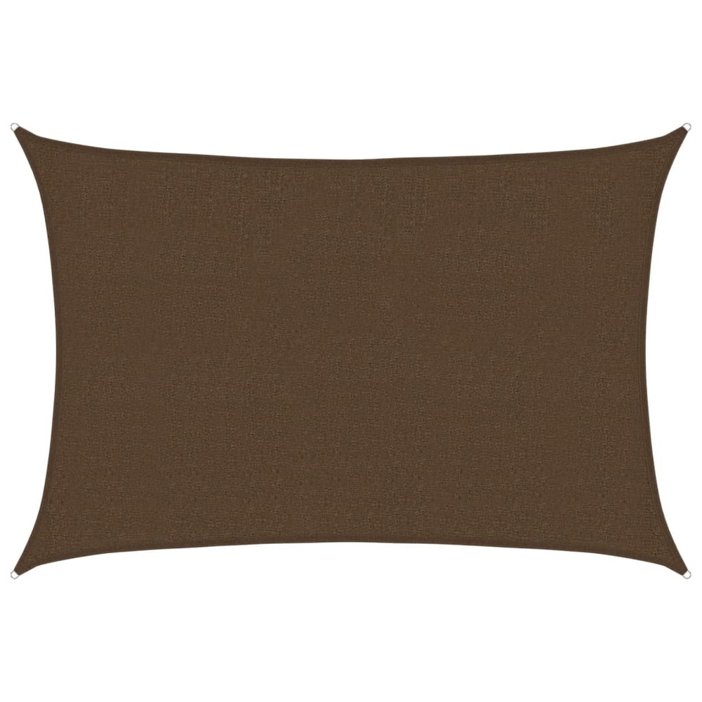 Voile d'ombrage 160 g/m² marron 2,5x3,5 m pehd