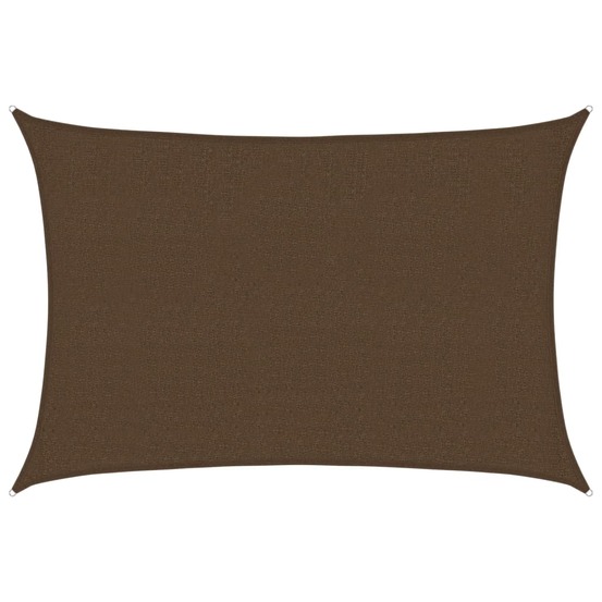 Voile d'ombrage 160 g/m² marron 2,5x3,5 m pehd