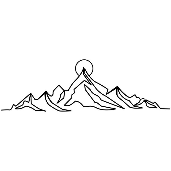 Décoration murale en métal nature everest