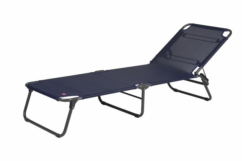 Bain de soleil Amigo alu. anthracite batyline Bleu marine - L.161/190xl.60xH.36/82cm