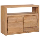 Buffet bahut armoire console meuble de rangement 80 cm bois de teck massif